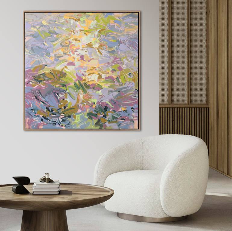Original Abstract Seascape Painting by Mila Weis