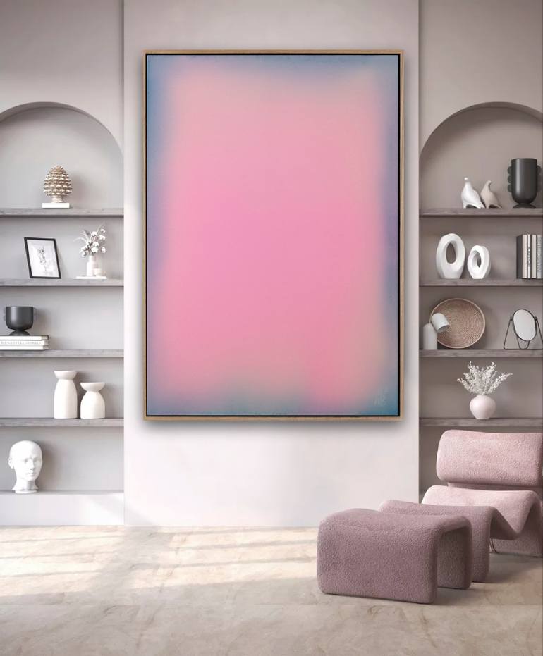 Original Color Field Painting Abstract Painting by Mila Weis