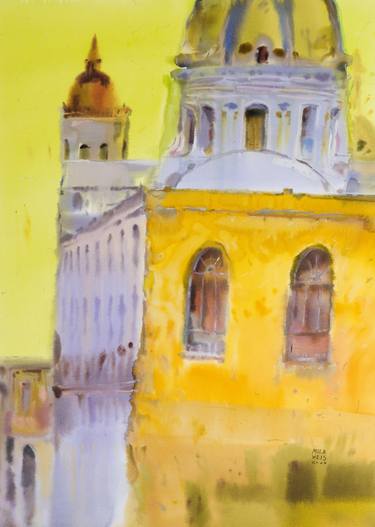 Original Architecture Paintings by Mila Weis