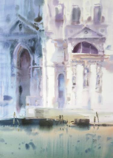 Saatchi Art Artist Mila Weis; Painting, “Santa Maria Della Salute” #art