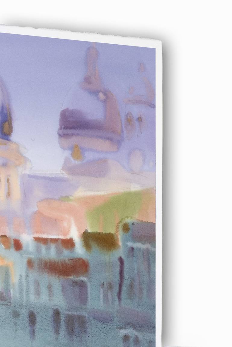 Original Illustration Landscape Painting by Mila Weis