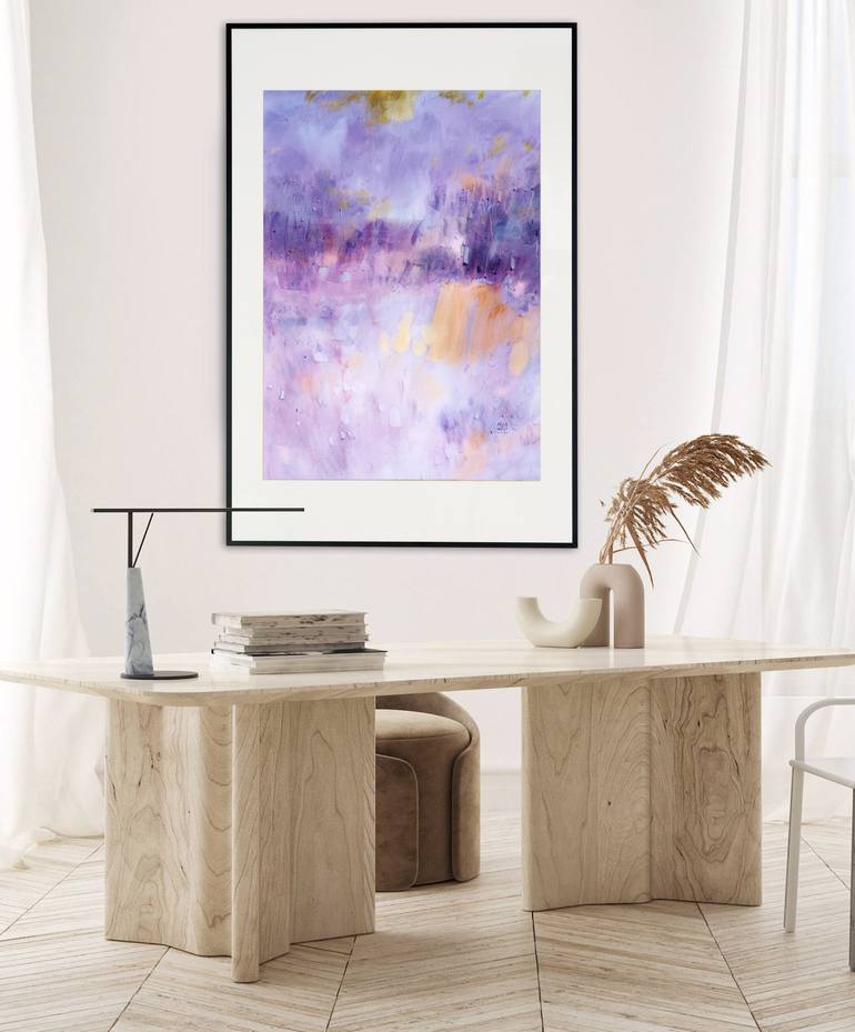 Original Abstract Landscape Painting by Mila Weis