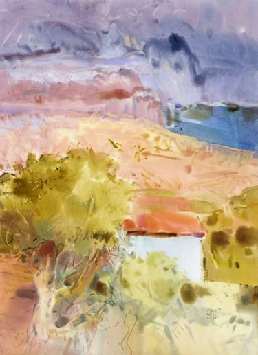Saatchi Art Artist Mila Weis; Painting, “The House In The Olive Garden” #art