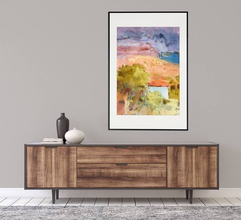 Original Figurative Landscape Painting by Mila Weis