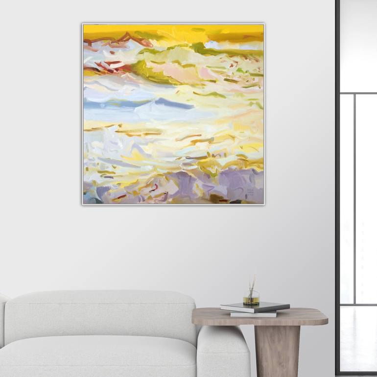Original Impressionism Abstract Painting by Mila Weis
