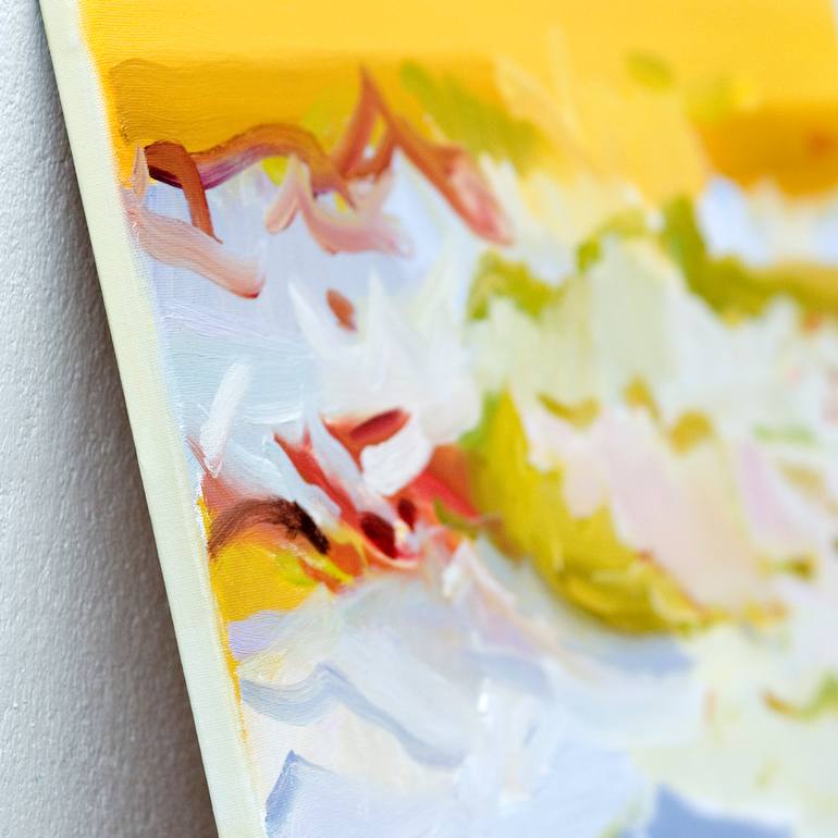 Original Impressionism Abstract Painting by Mila Weis