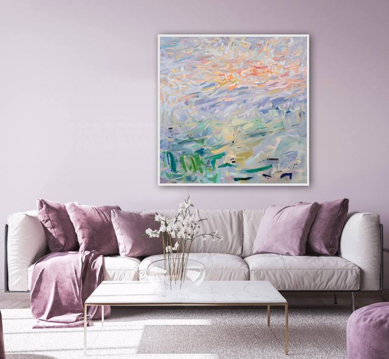 Original Impressionism Landscape Painting by Mila Weis
