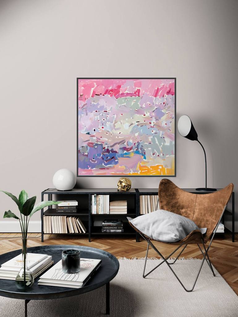 Original Expressionism Abstract Painting by Mila Weis