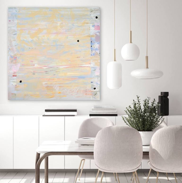 Original Conceptual Abstract Painting by Mila Weis