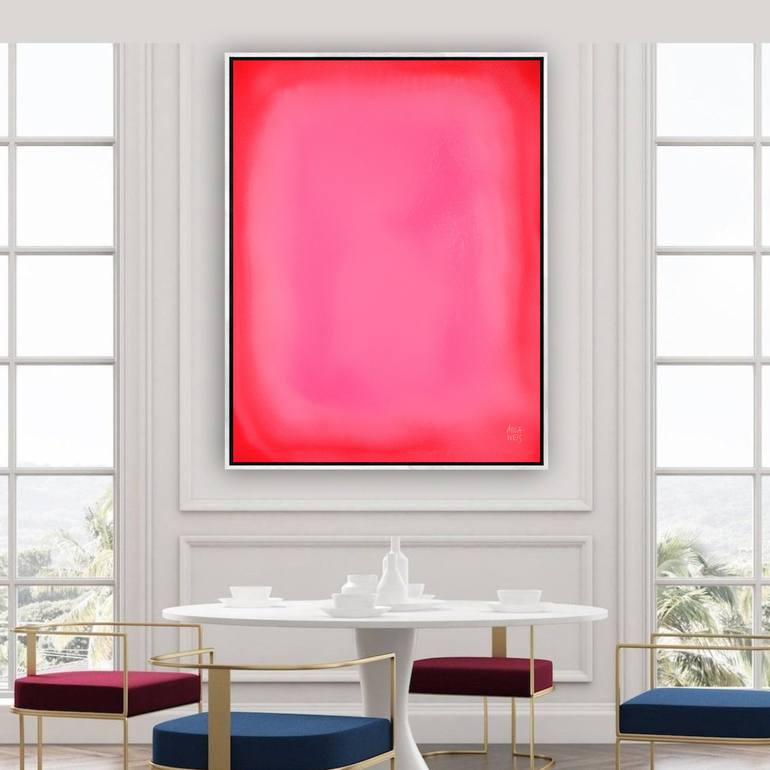 Original Conceptual Abstract Painting by Mila Weis