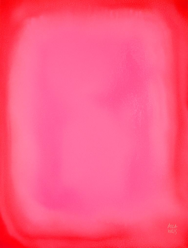 Original Conceptual Abstract Painting by Mila Weis