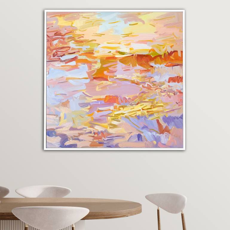 Original Expressionism Abstract Painting by Mila Weis