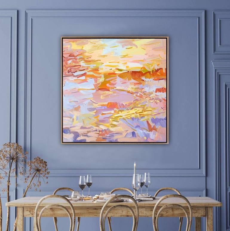 Original Expressionism Abstract Painting by Mila Weis