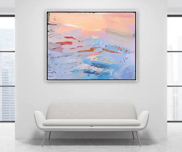 Original Abstract Seascape Paintings by Mila Weis