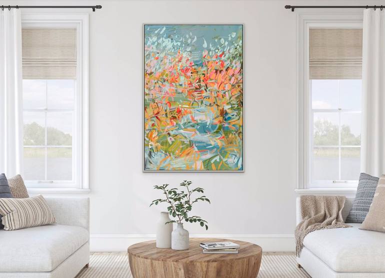 Original Floral Painting by Mila Weis