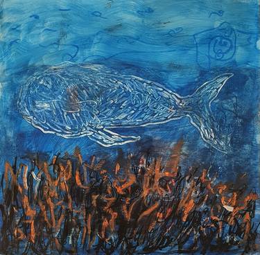 Print of Fish Paintings by Soo Koung Soul