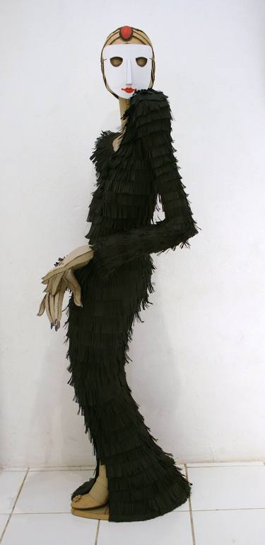 Original Expressionism Fashion Sculpture by Terry Summers