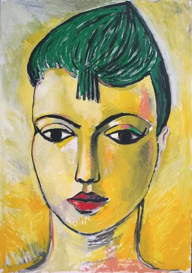 Girl in cadmium yellow thumb