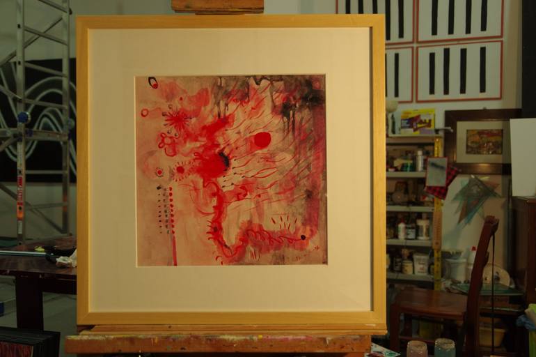 Original Abstract Painting by Michelangelo Janigro