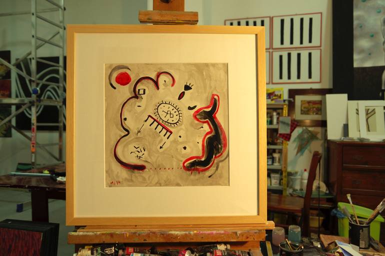 Original Expressionism Abstract Painting by Michelangelo Janigro