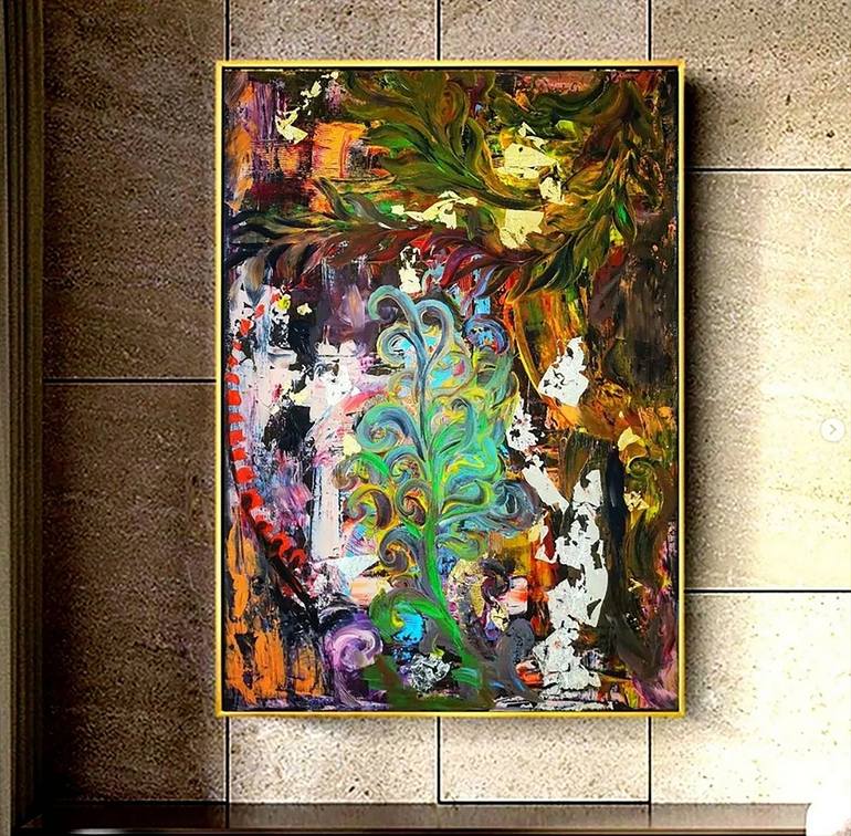 Original Abstract Painting by Svetlana  Kompel