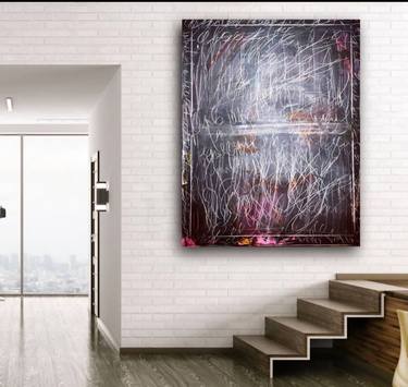 Original Conceptual Abstract Painting by Svetlana  Kompel