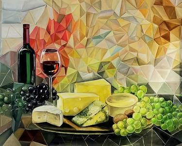 Original Abstract Food & Drink Paintings by Svetlana Kompel