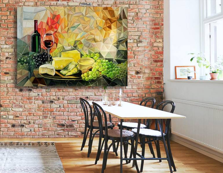 Original Abstract Food & Drink Painting by Svetlana  Kompel