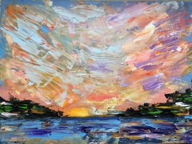 Original Expressionism Landscape Paintings by Emila R