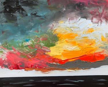 Original Abstract Seascape Paintings by Emila R