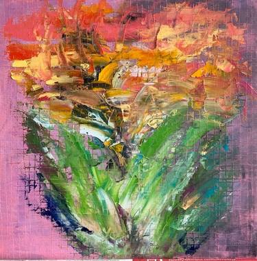 Original Abstract Floral Paintings by Emila R