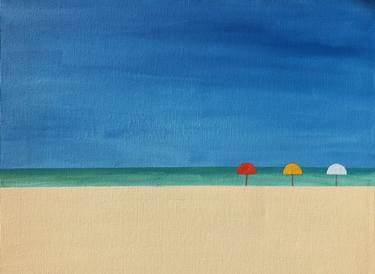 Original Minimalism Seascape Paintings by Emila R