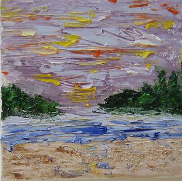 Original Expressionism Seascape Paintings by Emila R