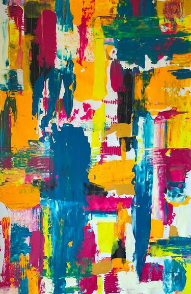 Original Abstract Painting by Arnaud Gabriel Manette
