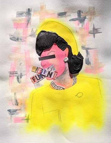 Original Pop Art Celebrity Painting by Arnaud Gabriel Manette