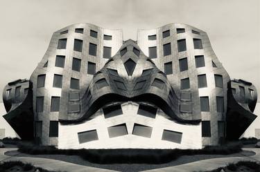 Architecture Sci Fi 02 symmetry, collection, black and white, bw thumb