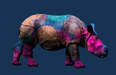 Rhino Bubble set, skin, geometric, colors, animal thumb
