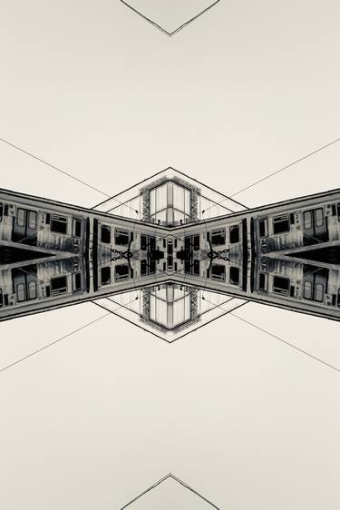 Trestle bridge 3 symmetry, collection, black and white, bw, set thumb