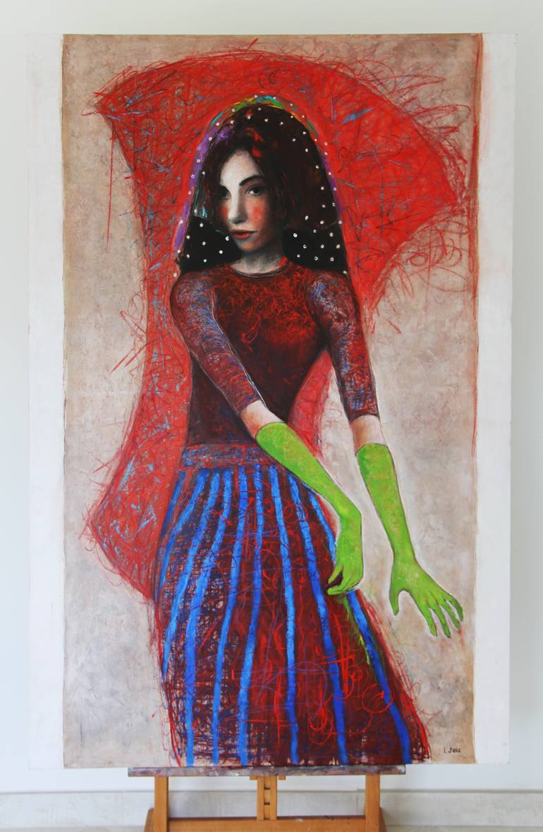 Original Contemporary Women Painting by Luc Josserand