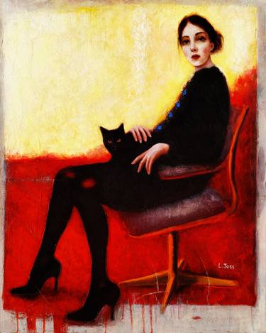 Original Figurative Women Painting by Luc Josserand