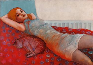 Original Contemporary Women Painting by Luc Josserand