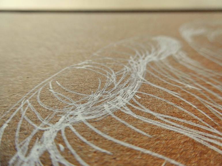 Original Abstract Nature Drawing by Marichka Turanska