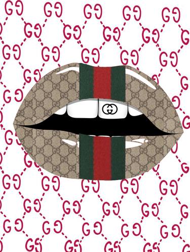 Gucci Chanel Logo Art Print by Julie Schreiber