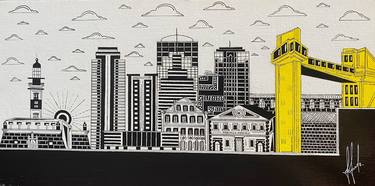 Print of Cities Paintings by Humberto oliveira