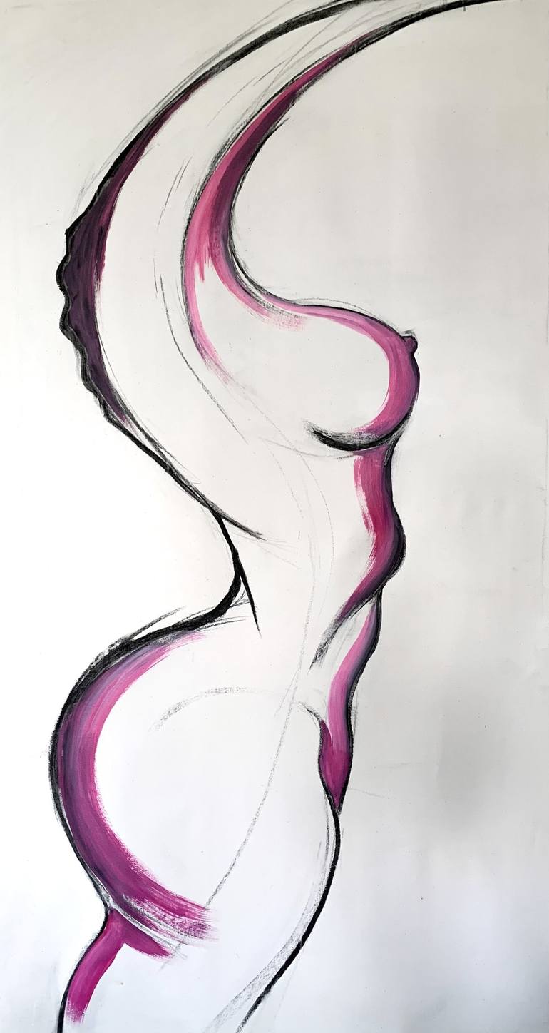 Original Abstract Body Painting by Saint J