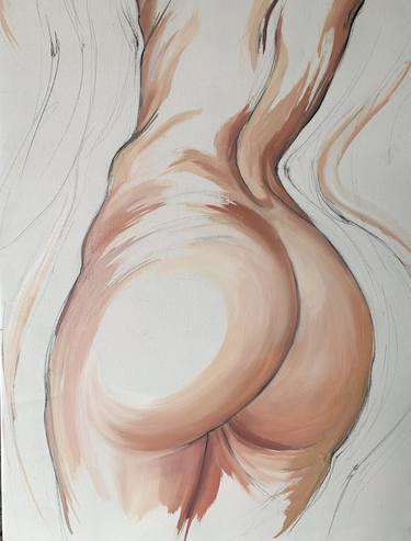 Oil painting nude "Heidi Romanova" 90x60cm thumb