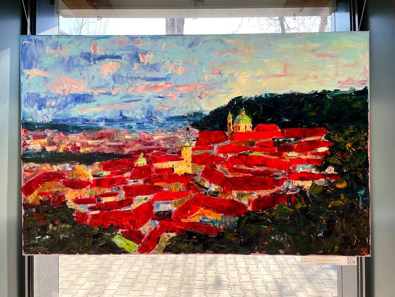 Original Contemporary Architecture Painting by Kate Grishakova