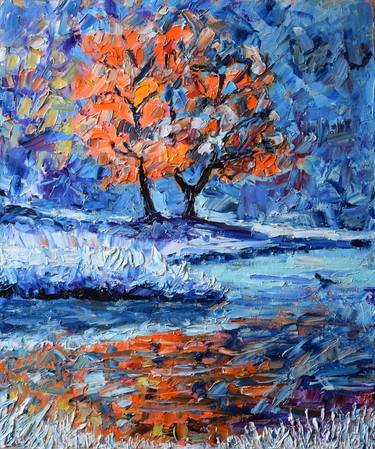 Print of Tree Paintings by Kate Grishakova