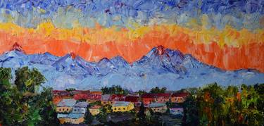 Original Impressionism Landscape Painting by Kate Grishakova