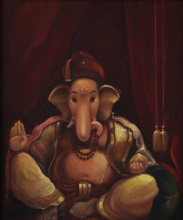 Original Figurative Religion Paintings by Shravan Gurav